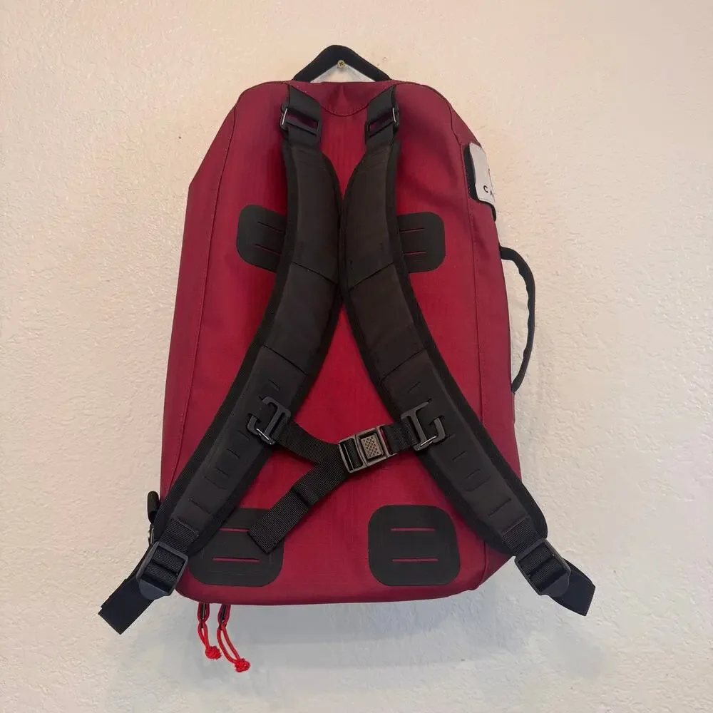 Cancha Pickeball Paddle Backpack Bag With Matching Day Bag Burgundy Black
